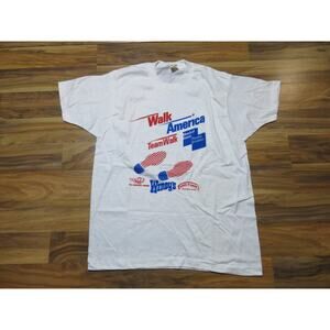 March of Dimes Wendy's Walk America White Sz L 1980s
